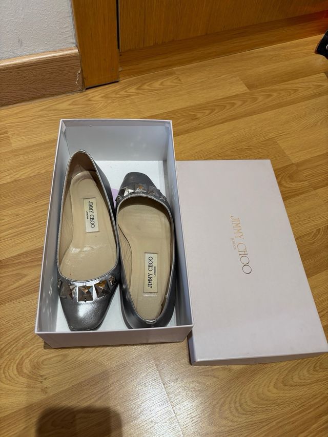 Zapatos mujer Jimmy Choo Plata 37