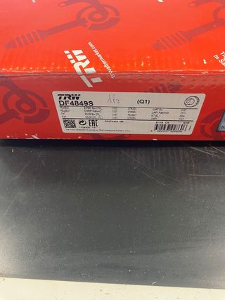 Coppia di dischi freno TRW art. DF4849S