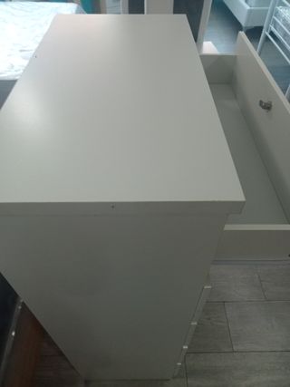 NUEVA CÓMODA 5 CAJONES BLANCA -MADERA-