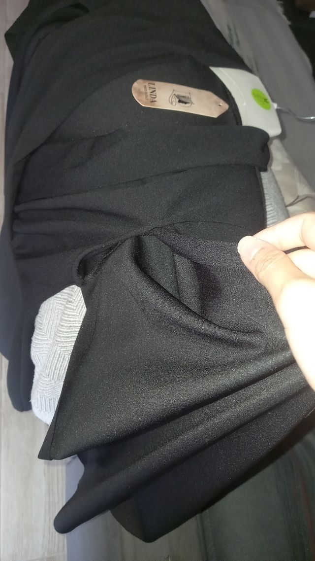 Vestido negro Linda - Talla M/S estrenar