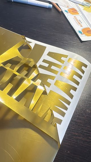 Adesivi Yamaha TMax Oro - Kit