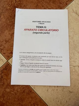 Apuntes de anatomia aplicada 1 bachillerato