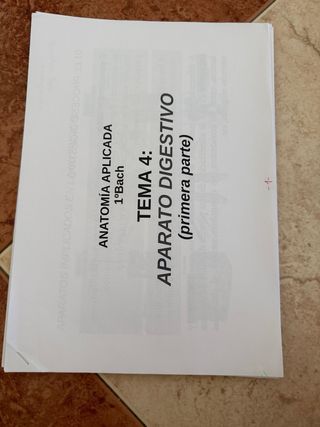 Apuntes de anatomia aplicada 1 bachillerato