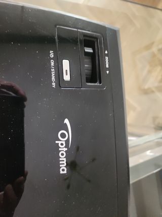 Proyector Optoma DLP Negro + proyector led