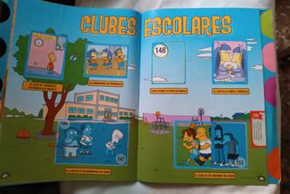 Álbum Simpsons - Manual Supervivencia Colegio