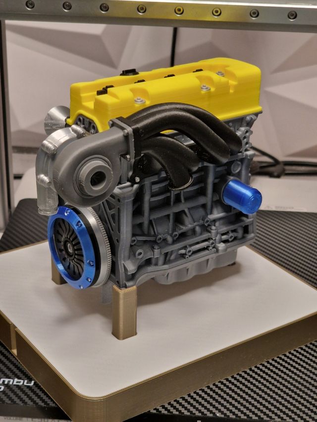 Motores impresos en 3D K20 RB26 SR20 4G63 2JZ LS3