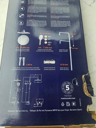 Columna Ducha Ramón Soler Stockholm