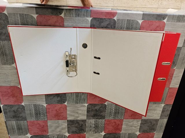 Carpeta portafolios roja x2