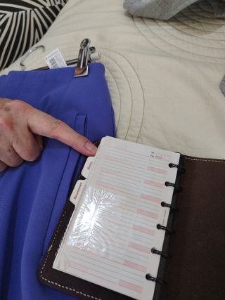 Agenda de Piel AMBAR Marrón