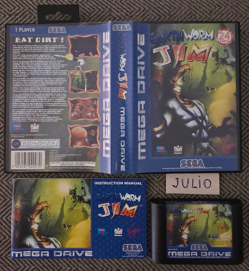 Imagen de EARTHWORM JIM - MEGADRIVE