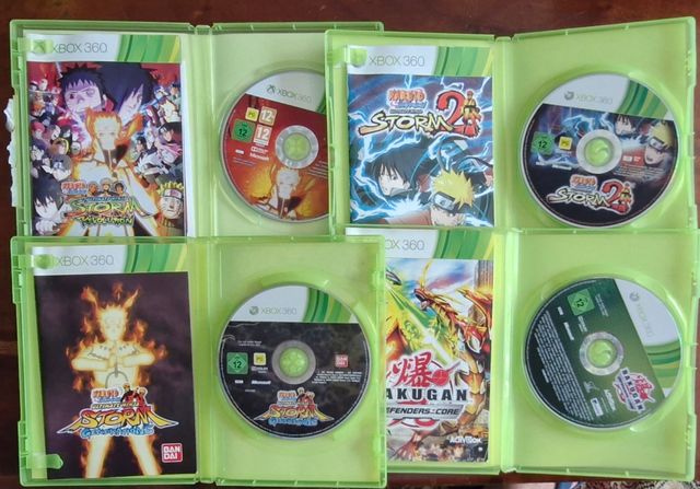 🇪🇦 Naruto Shippuden Xbox 360 - 4 juegos