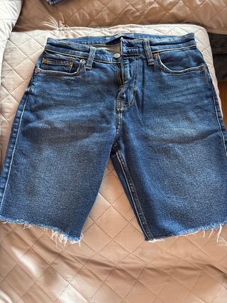 Shorts vaqueros Hollister - Azul marino