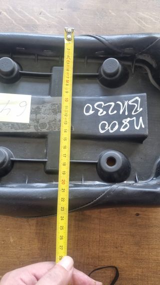 Asiento trasero moto
