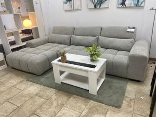 Sofá rinconera de lujocon respaldos acomodables