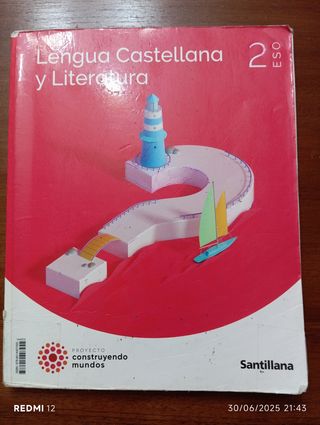 2 LIBROS DE LENGUA CASTELLANA Y LITERATURA 2 ESO.