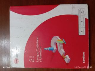 2 LIBROS DE LENGUA CASTELLANA Y LITERATURA 2 ESO.