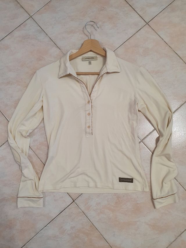 Borbonese Maglia polo beige panna