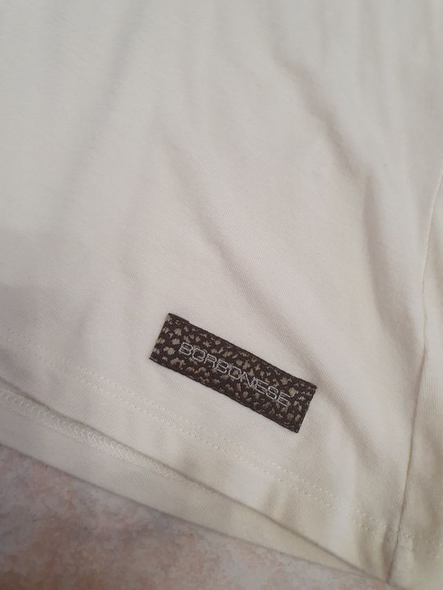 Borbonese Maglia polo beige panna