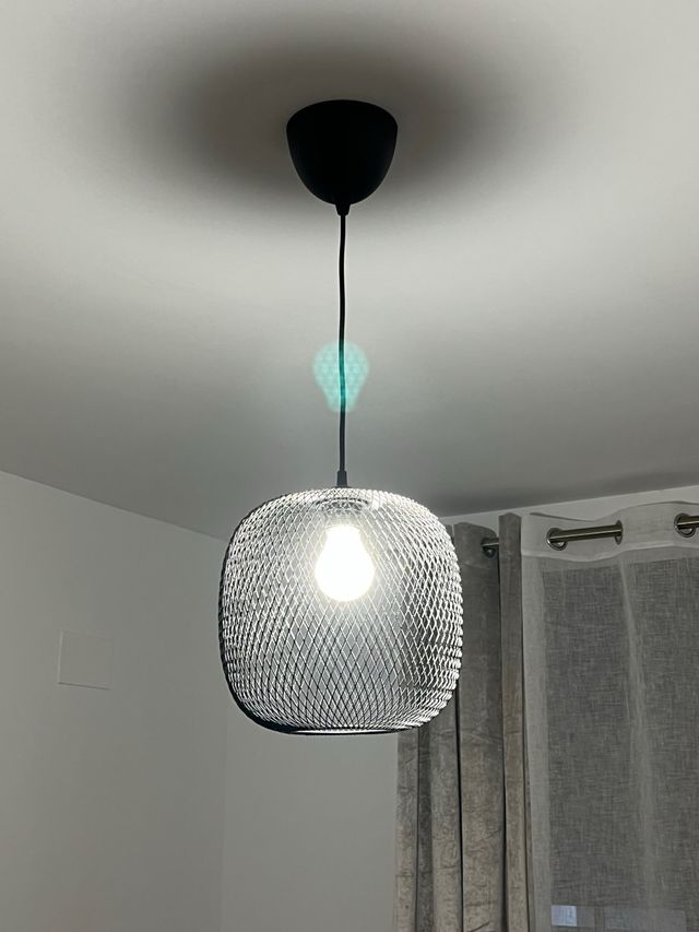 Lámpara metal negra - Moderna