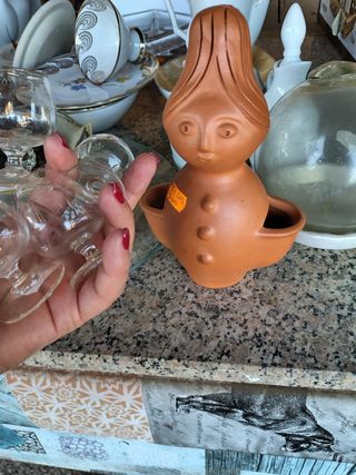 Centrotavola vetro & decoro pesce