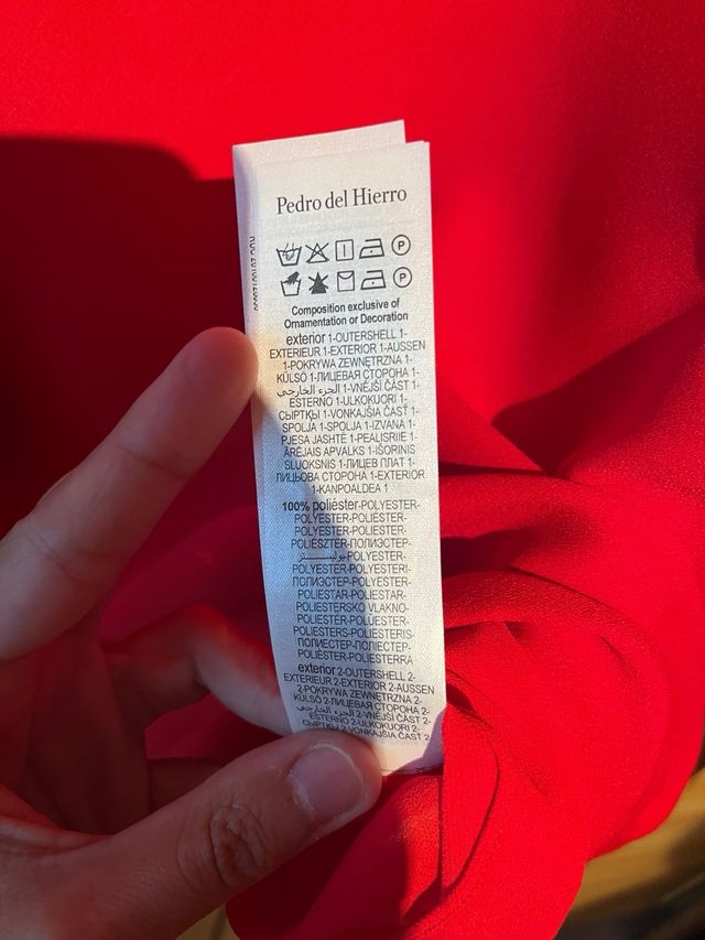 Vestido rojo Pedro del Hierro