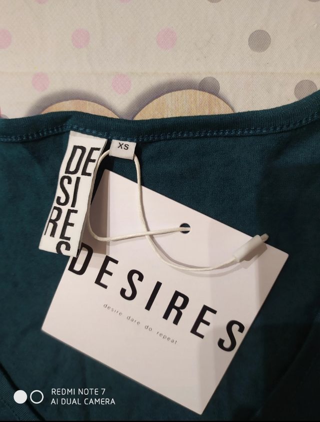 T-shirt DESIRES verde XS