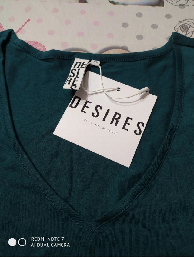 T-shirt DESIRES verde XS