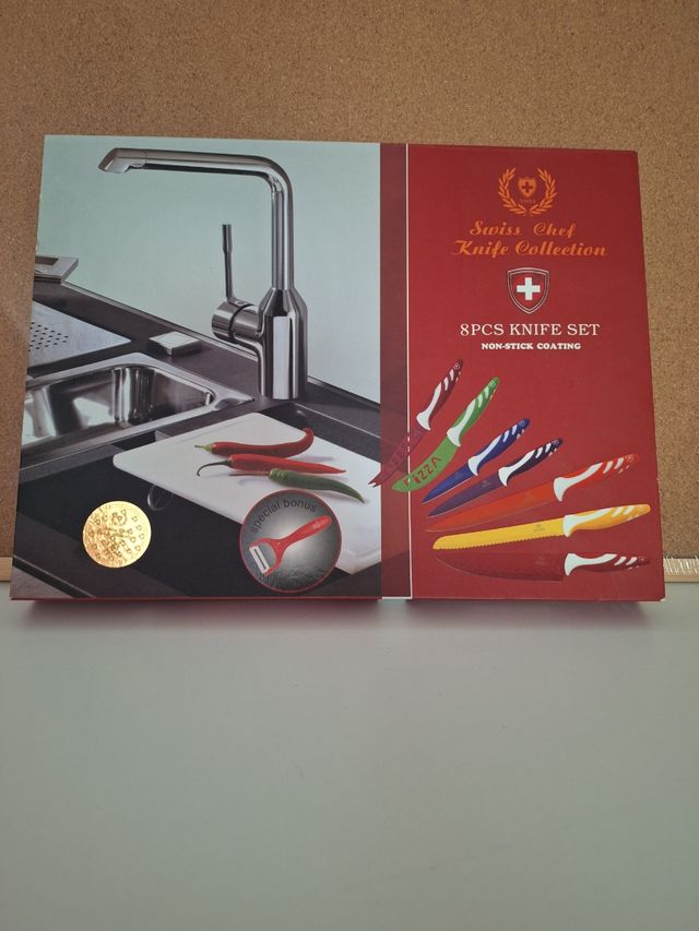 Juego cuchillos Swiss Chef 8pcs