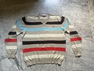Jersey Lacoste rayas multicolor