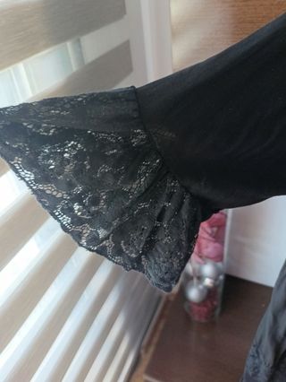 Vestido negro encaje 48/50