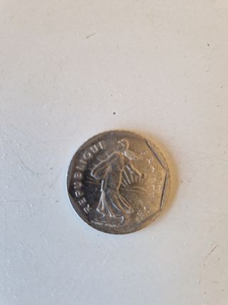 Moneda 2 Francos Francia 1979