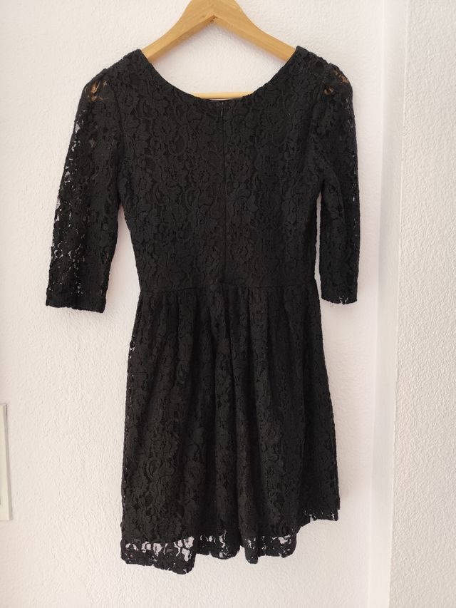 Vestido encaje negro