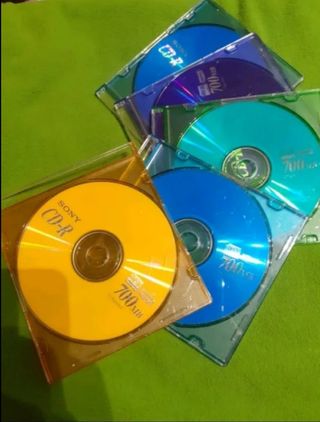 5 CDs Sony 700MB vírgenes