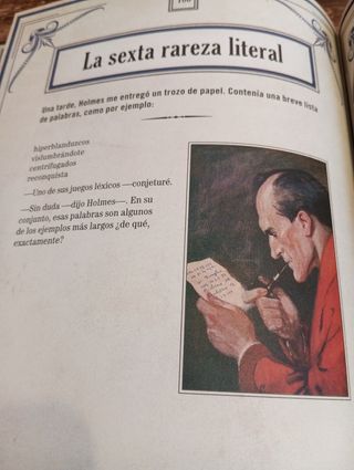 El libro de los Enigmas de Sherlock Holmes.