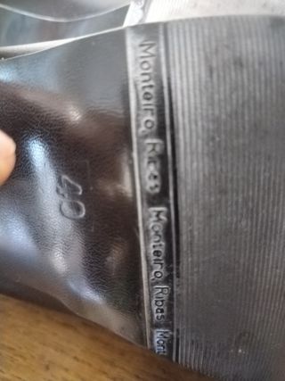 Zapatos Flamenco Piel Negra