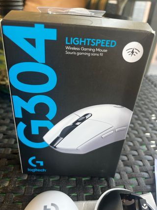 Logitech G304 Lightspeed blanco