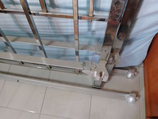 Cama antigua vintage metal niquelada