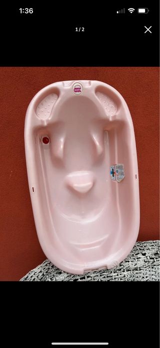 Vaschetta Bagnetto OK Baby Rosa
