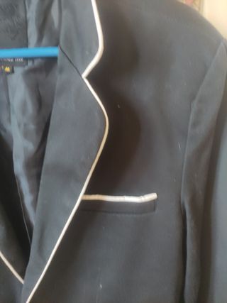 Chaqueta negra americana M - Estilo clásico