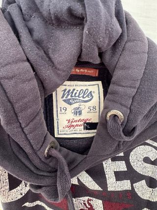 Sudadera negra Mills Brothers L