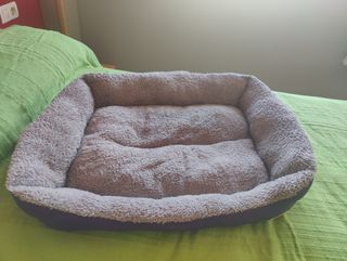 Cama perro - Gris y Morada