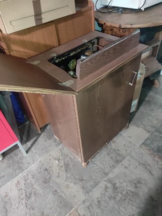 Máquina coser Singer vintage antigua