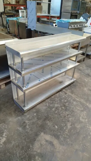 Mueble acero estantes
