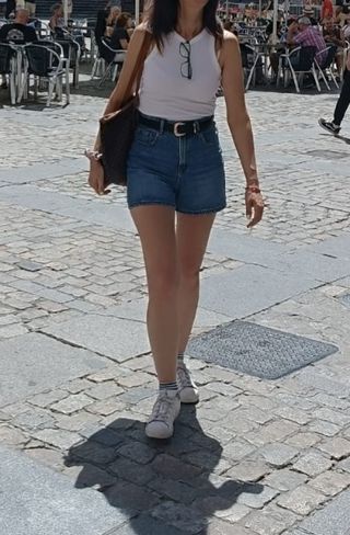 Shorts denim Stradivarius S/36/8