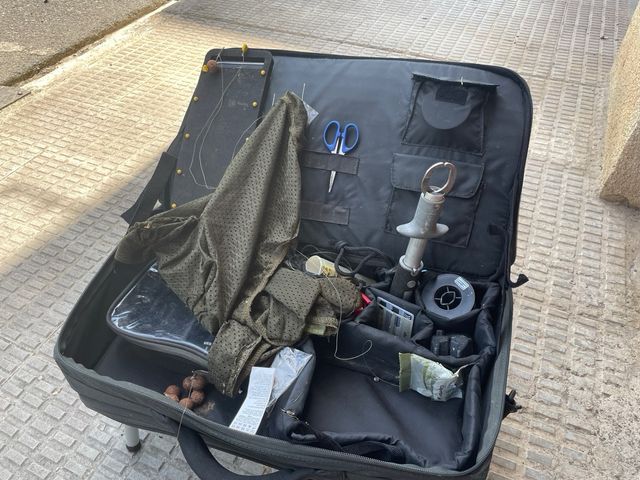 -equipo de carpfishing -equipo de siluro de lance