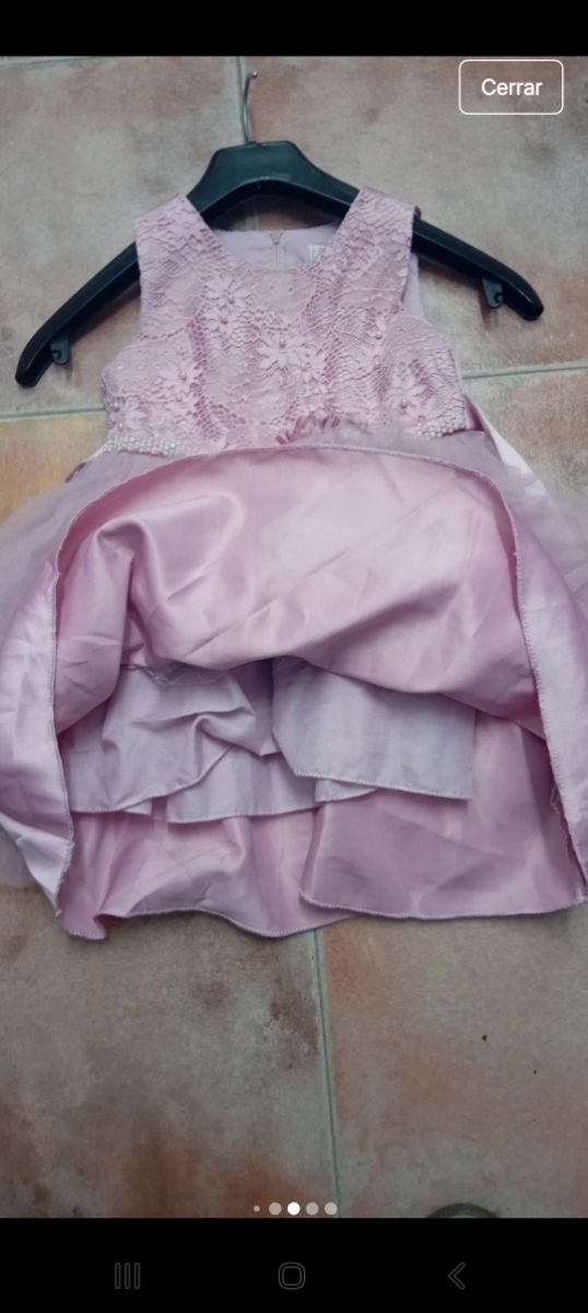 Vestido niña 6 años - Rosa