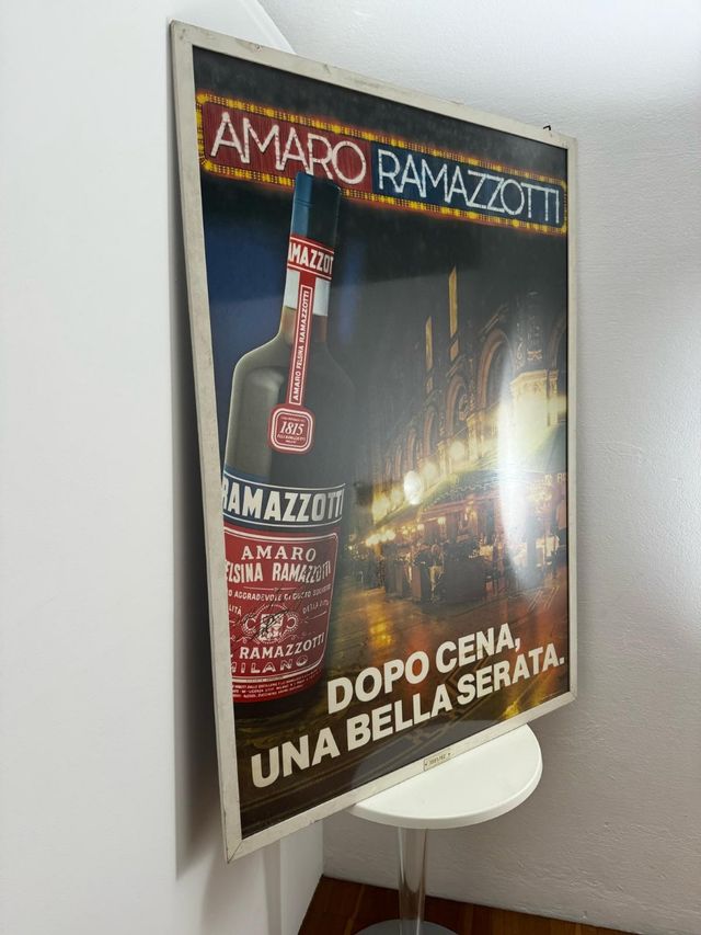 Quadro pubblicitario Amaro Ramazzotti