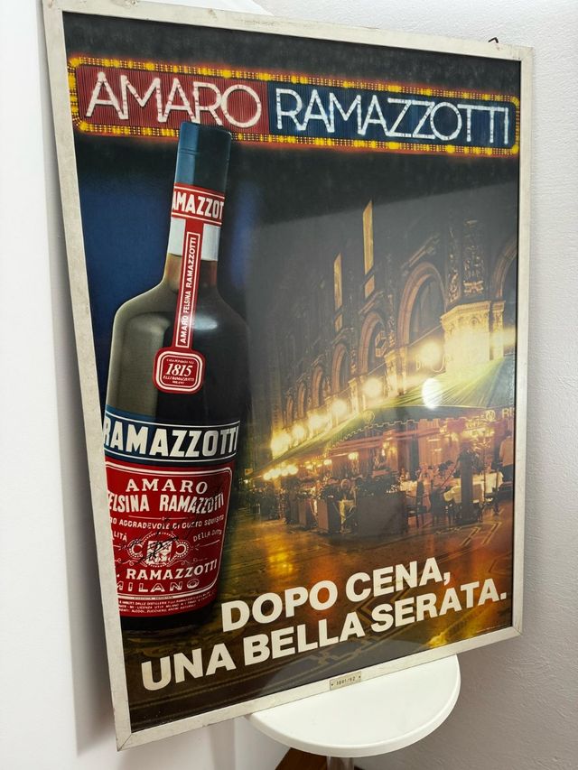 Quadro pubblicitario Amaro Ramazzotti
