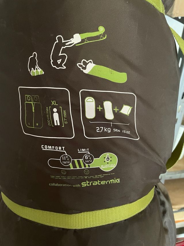 Saco dormir Quechua Sleepin' Bed 10º XL