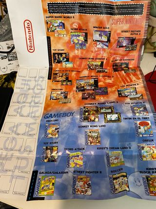Póster Nintendo Game Boy - SNES